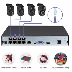 Dvr kit 4 ch с поворотными камеры 9592
