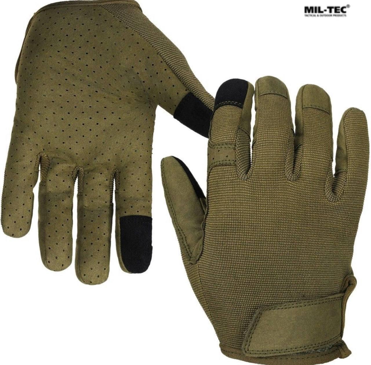 Рукавиці сенсорні Combat Touch Оливкові - Зображення 6