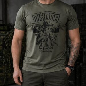 Тактична військова літня вологовідвідна футболка CoolMax Піхота