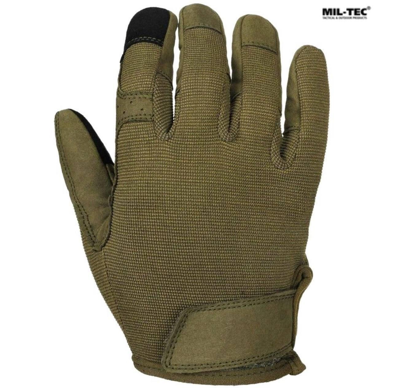 Рукавиці сенсорні Combat Touch Оливкові - Зображення 5