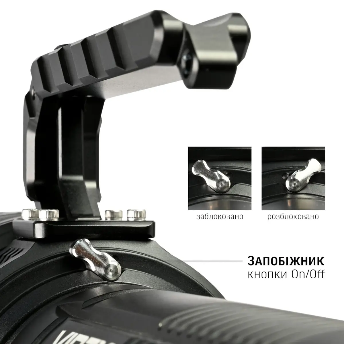 Переносний ліхтар VIDEX VLF-L361 з функцією зенітного пошуку та лазерним освітленням - Зображення 9