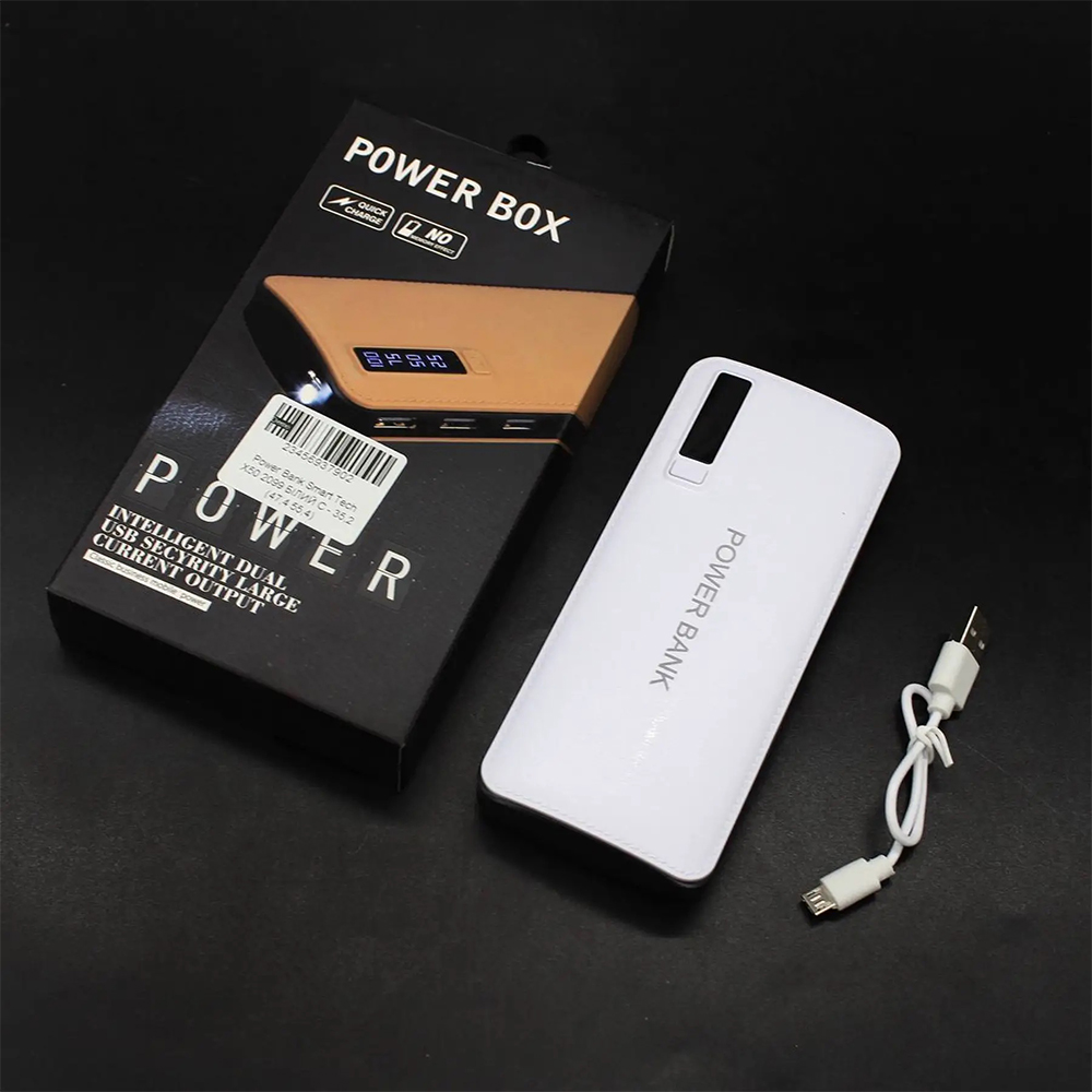 Портативний зарядний пристрій Павербанк 50000 mAh 3хUSB Power Bank Smart Tech White - Зображення 2
