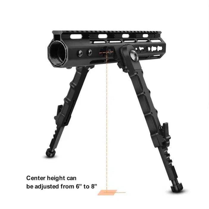 Сошки під M-LOK АК-74 М14 АКМ, AR15 + Шестигранник колір Чорний - Зображення 3