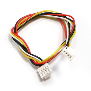 50 шт - Кабель силіконовий Micro JST GH F 4 pin - Micro JST GH F 4 pin 30AWG (200 мм)