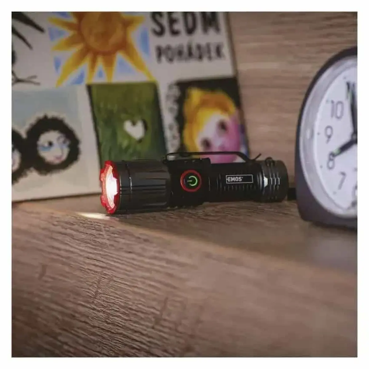 Ліхтар акумуляторний Emos P3120 300 Lm 700 mAh Li-Ion метал фокус - Зображення 8