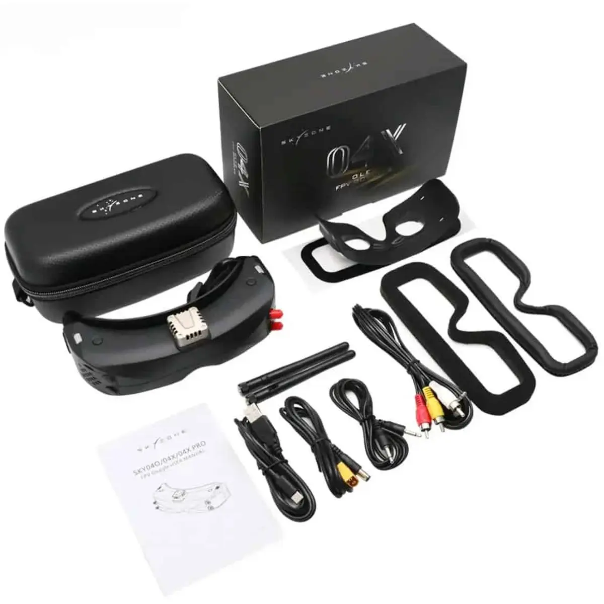 FPV окуляри Skyzone SKY04X Pro Red OLED FullHD Googless - Зображення 3