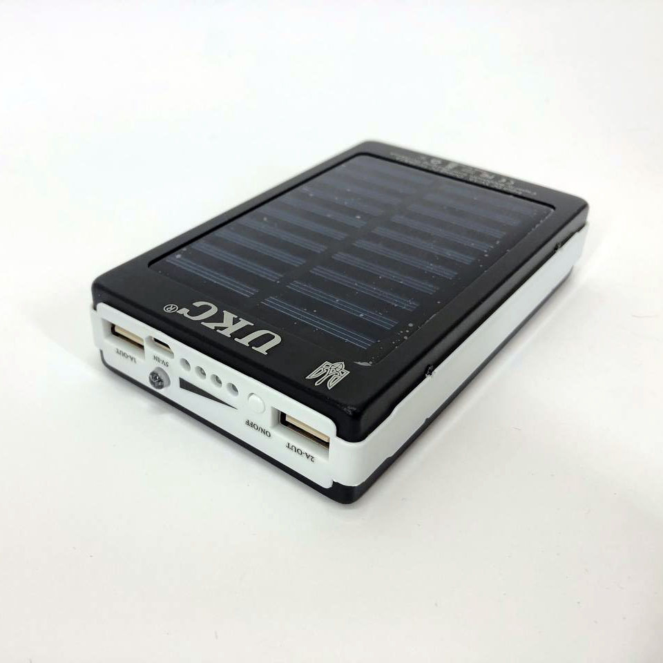 УМБ Power Bank Solar 90000 mAh мобільне зарядне з сонячною панеллю та лампою, Power Bank Charger Батарея - Зображення 14