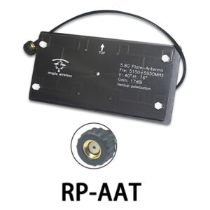 Антена 5.5GHz Maple патч 17dB RP-SMA для трекера