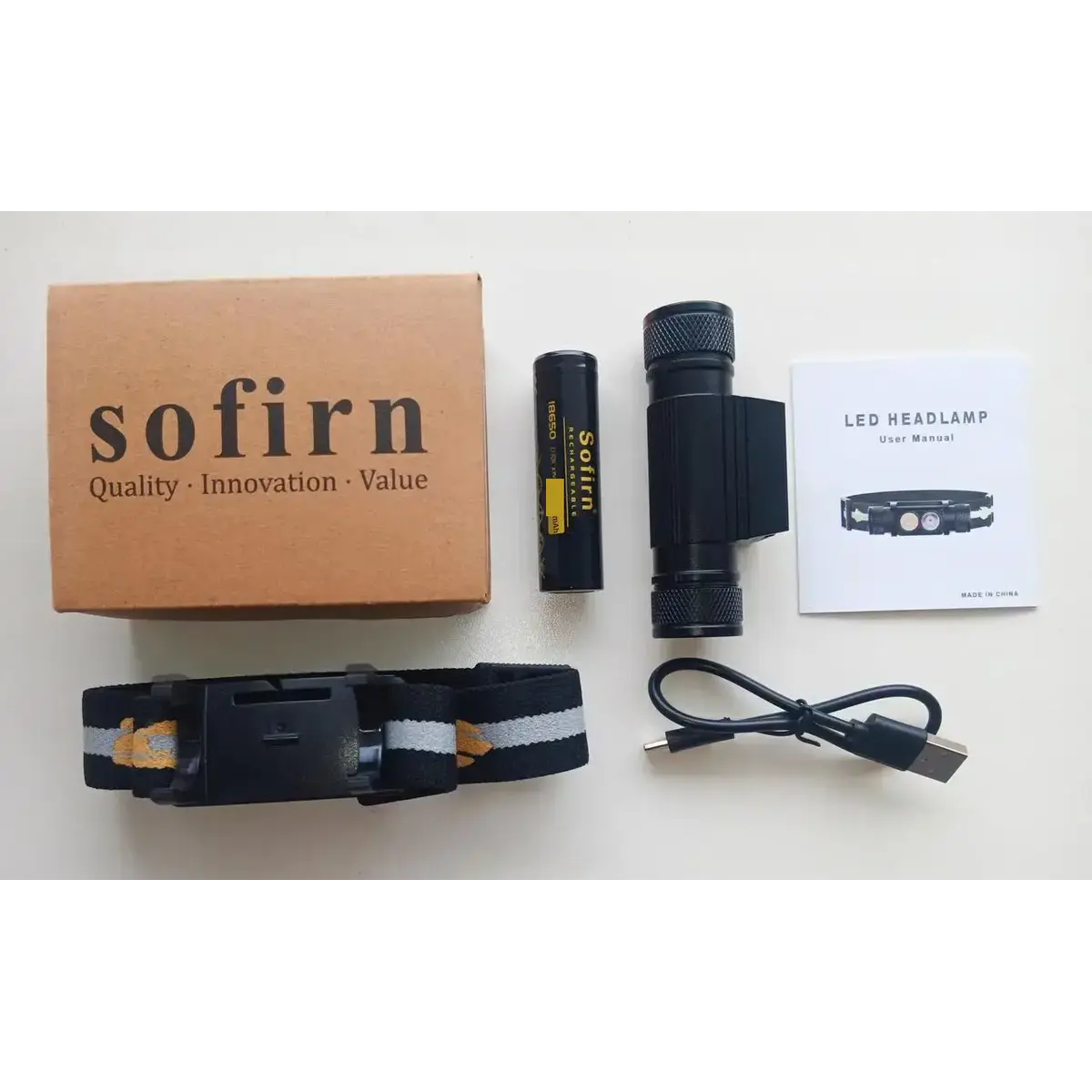 Налобний ліхтар Sofirn H25LR із синім світлом 800лм USB-C (акумулятор 18650 на 3000мАч) - Зображення 10