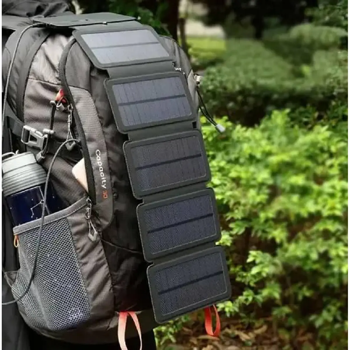 Зовнішній акумулятор Xiamen 5V 1A Power Bank Solar із зарядом від сонячної енергії - Зображення 3