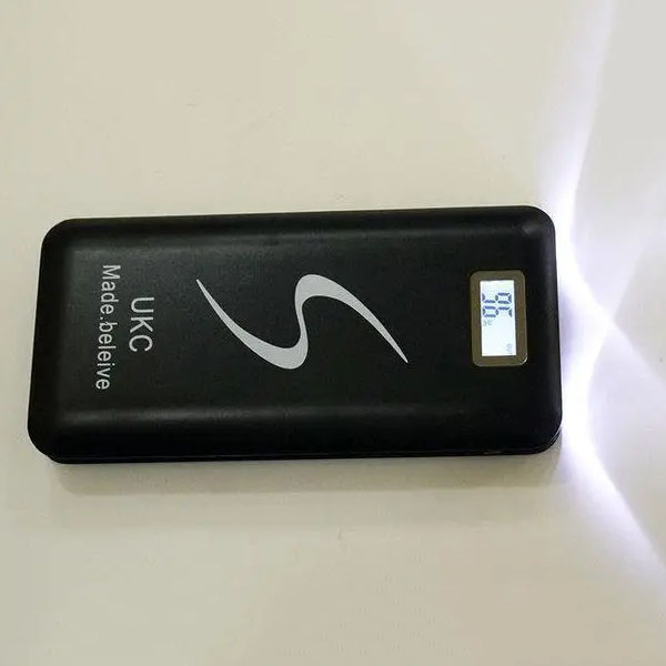 Мобільна зарядка портативна Power Bank 30000 mAh UKC, Зовнішній акумулятор, Зарядка power bank. Колір: чорний - Зображення 4