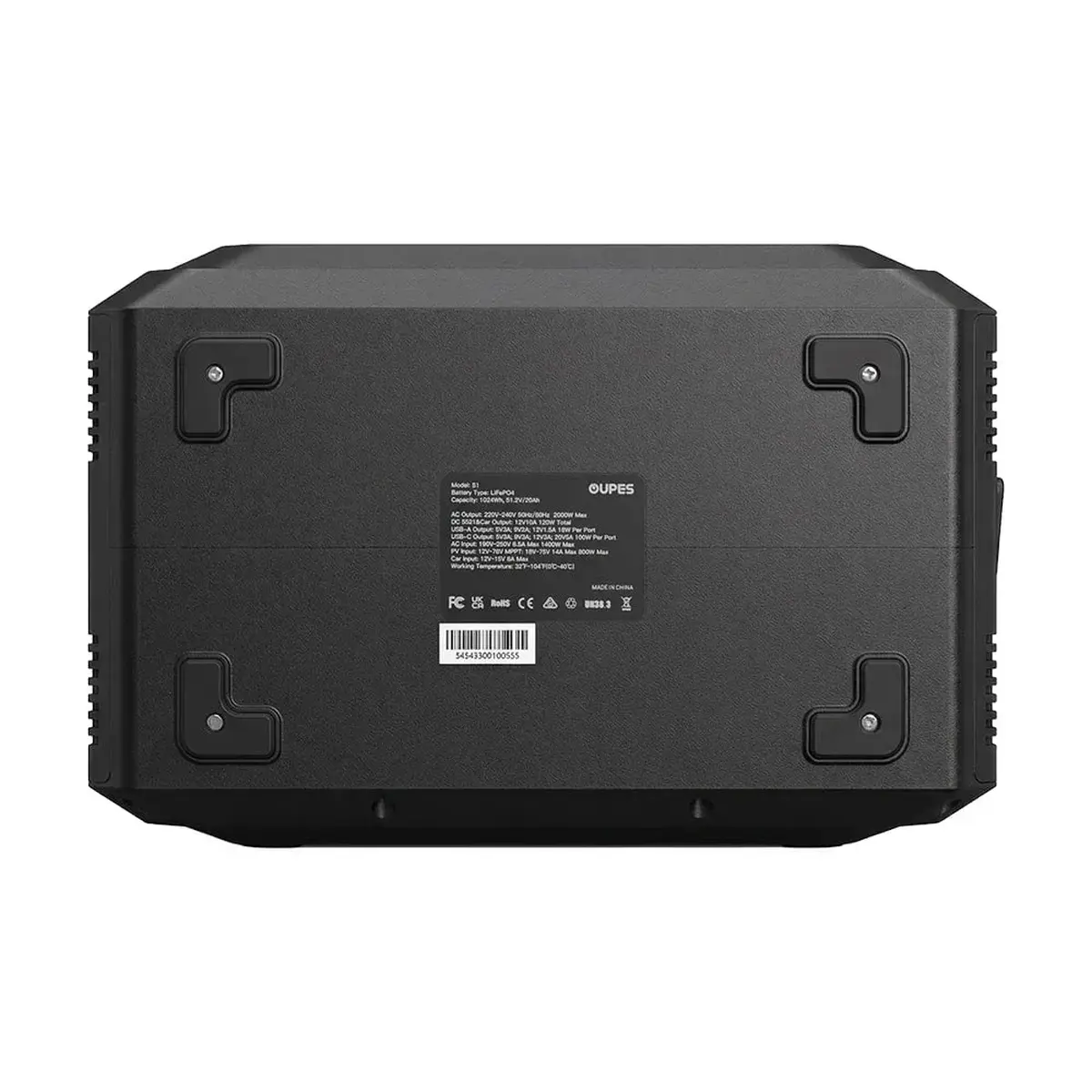 Зарядна станція Oupes S1 2000W LiFePO4 1024Wh - Зображення 7