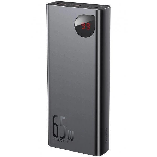 Павербанк 20000 mAh 65W для ноутбука зі швидкою зарядкою Power Bank Baseus Портативний зарядний пристрій - Зображення 4