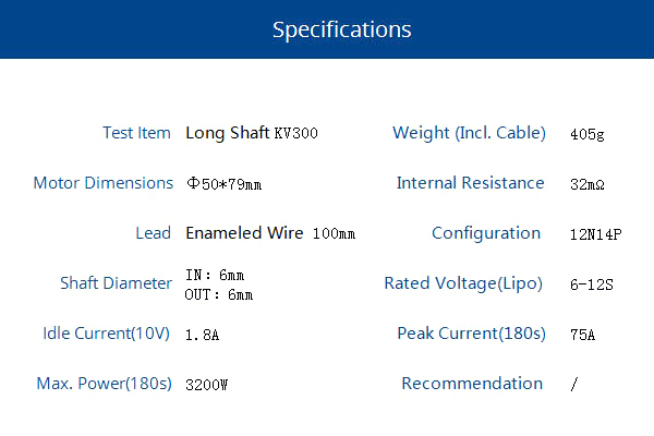Мотор T-Motor AT4130 KV300 6-12S 3200W для літаків - Зображення 7